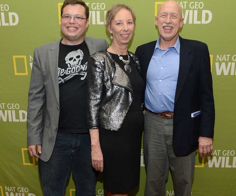 Charles Pole with his Parents Dr. Pol