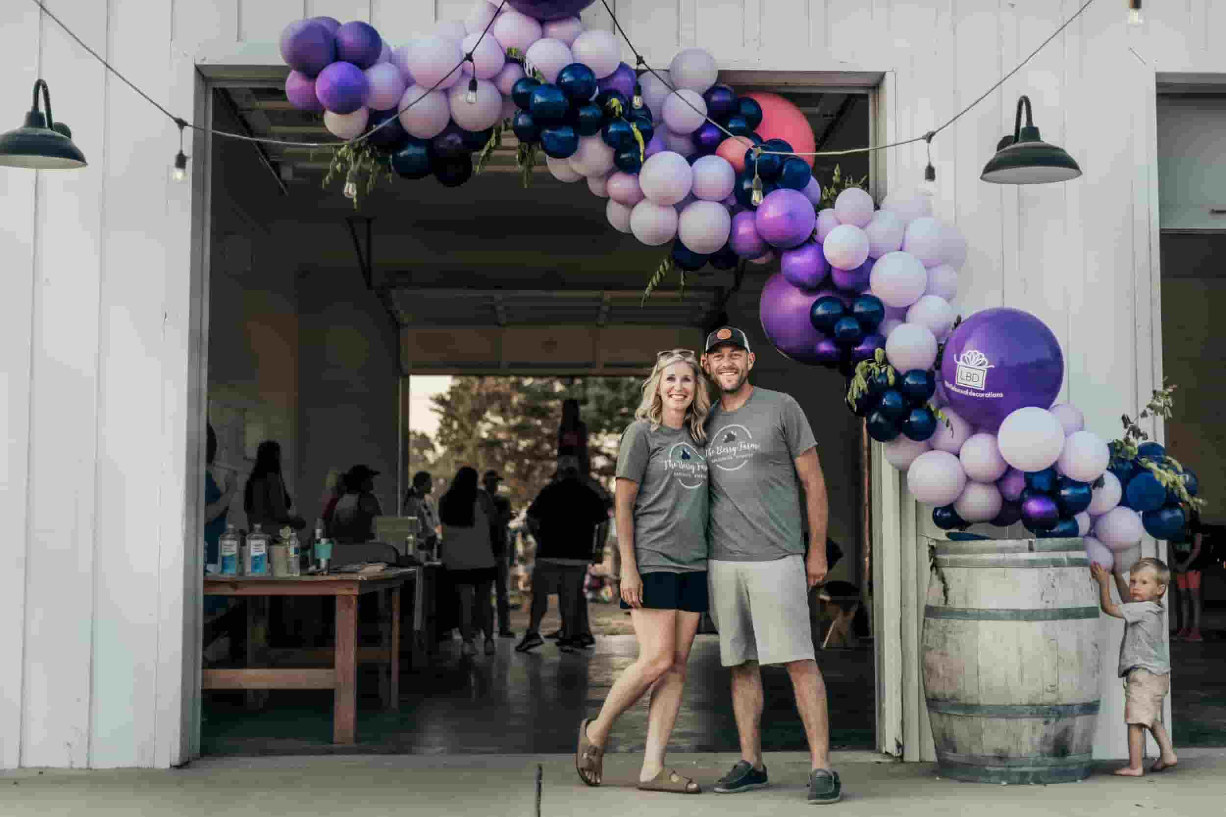 Image of Dave and Jenny Marrs in their Annual Berry Fest